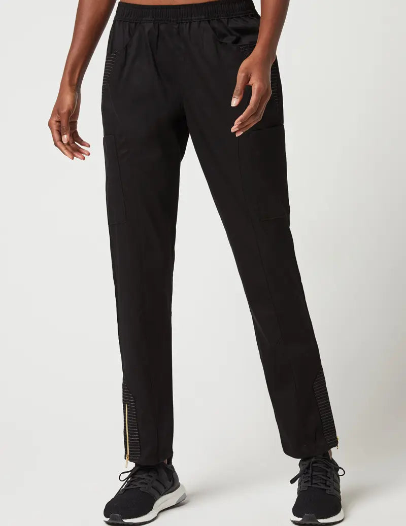 Super Bargain Jaanuu Women's Moto Pant - Black