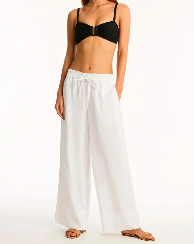 YEAR-End Sale Tidal Linen Palazzo Pant