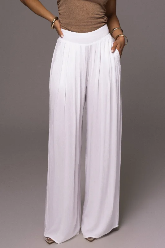 Weekend Deals That Wow White After Sunset Pleated Pants