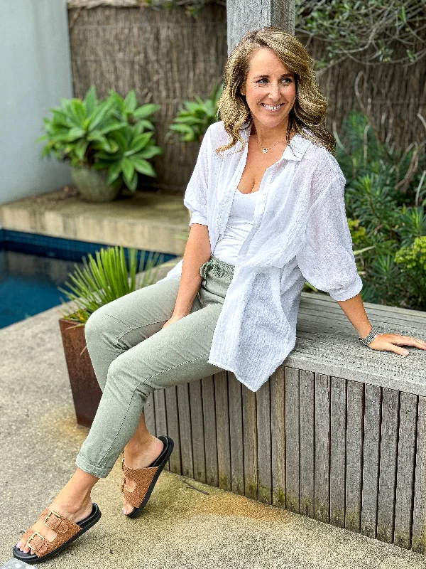 Weekend Discounts to Snag Penny Relax Pant - Sage