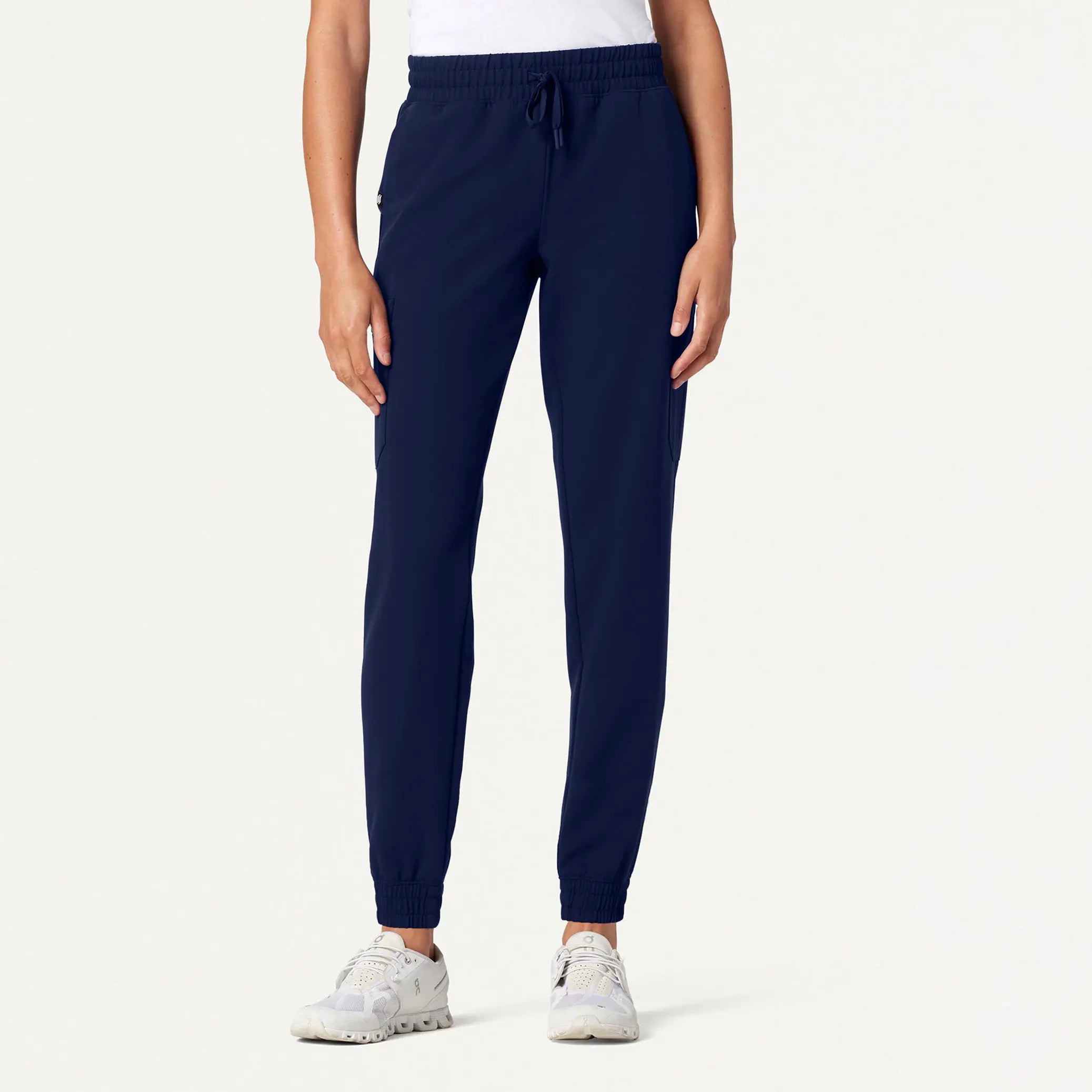 Weekend Savings Bonanza Jaanuu Women's Neo Everyday Cargo Scrub Jogger - Midnight Navy