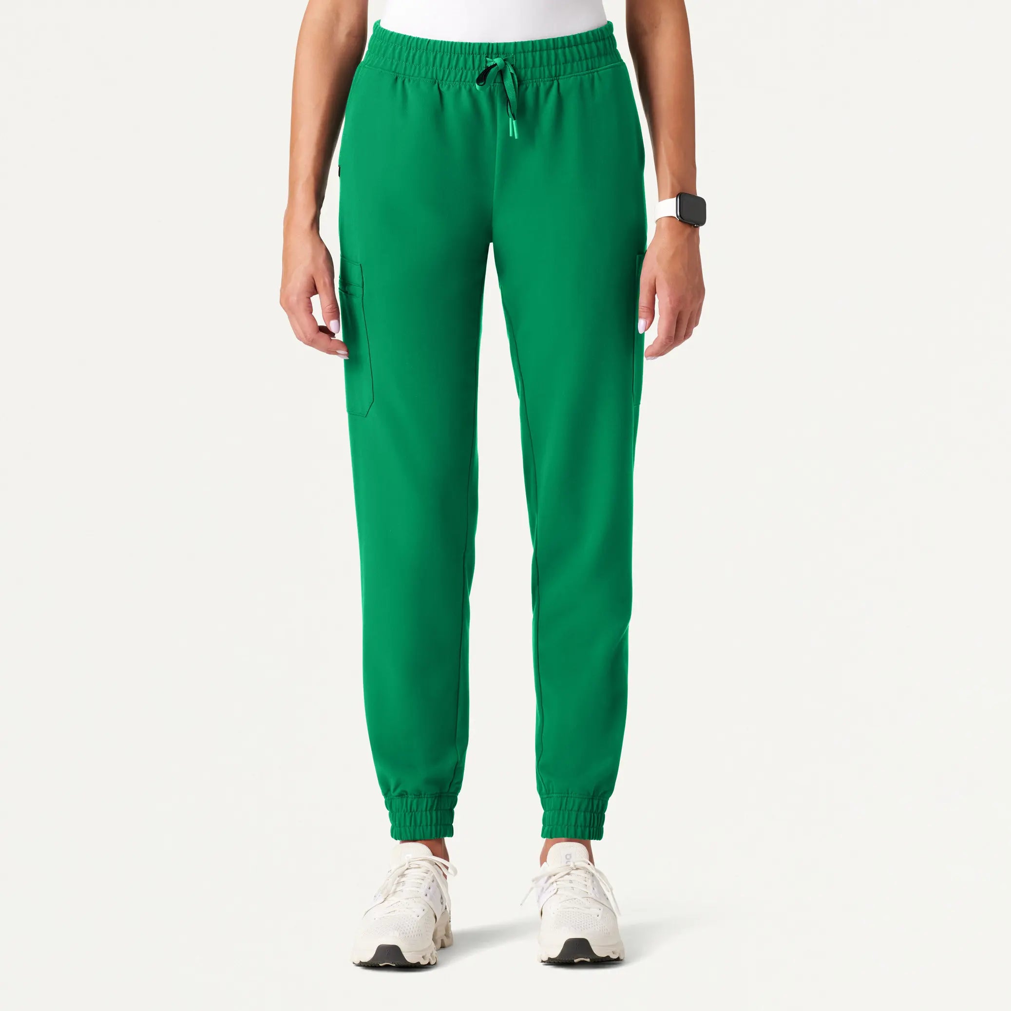 Weekend Offers That Shine Jaanuu Women's Neo Everyday Cargo Scrub Jogger - Emerald Green