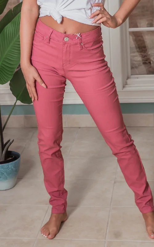 Super Sale OMG Hyperstretch Colored Denim Skinny Jeans - YMI-  FINAL SALE