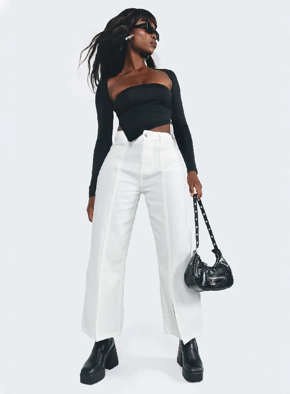 Make Your Weekend Count with Savings Mackman Jeans White Denim