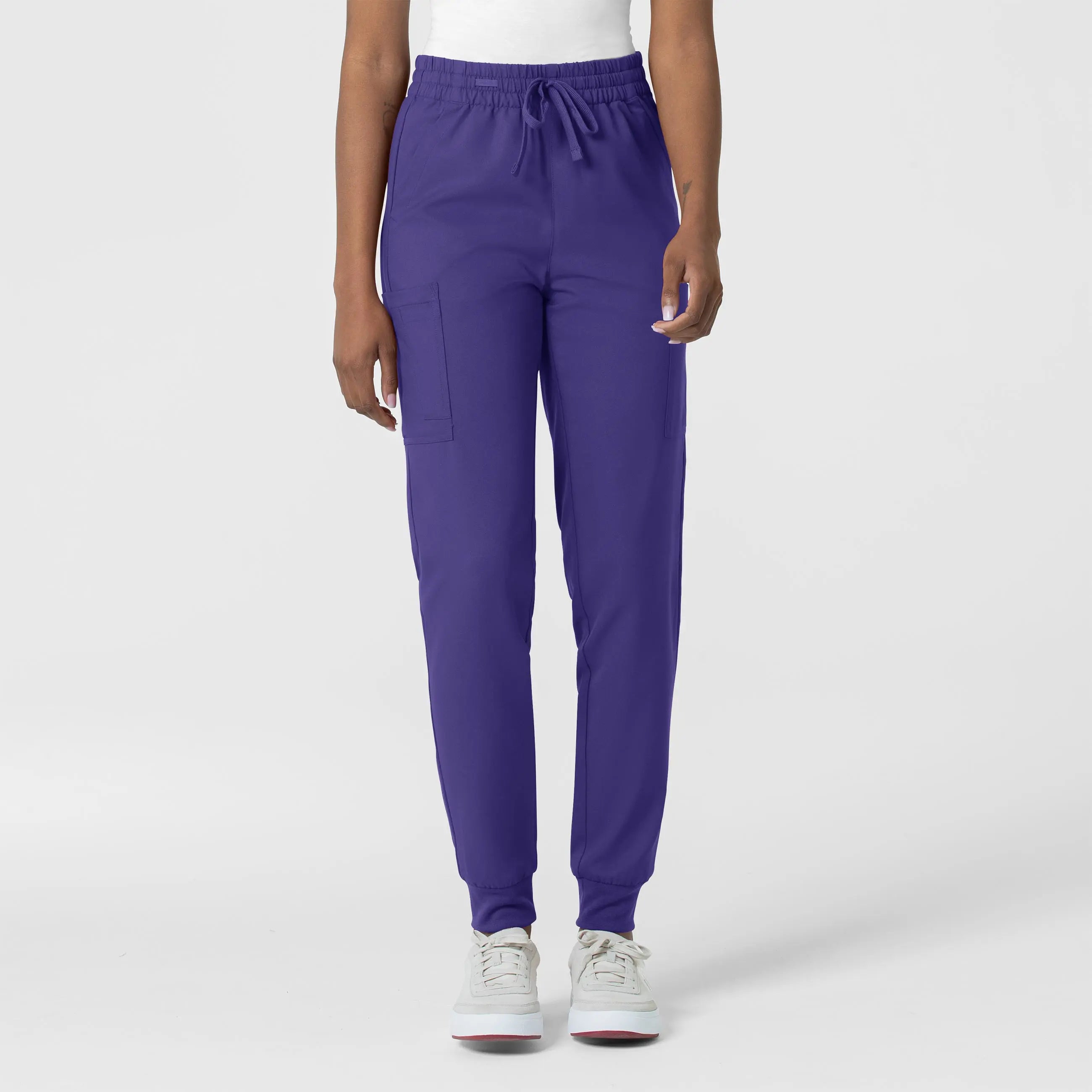 Unmissable Offer Wink Women's Thrive Cargo Jogger Scrub Pant - Grape