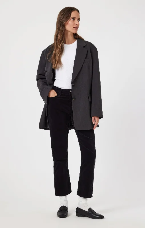 Mega Sale NEW YORK STRAIGHT LEG IN BLACK VELVET