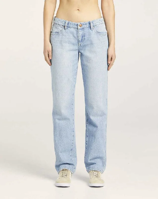 Act Fast Low Rise Claudia Straight-  Blue Stardust