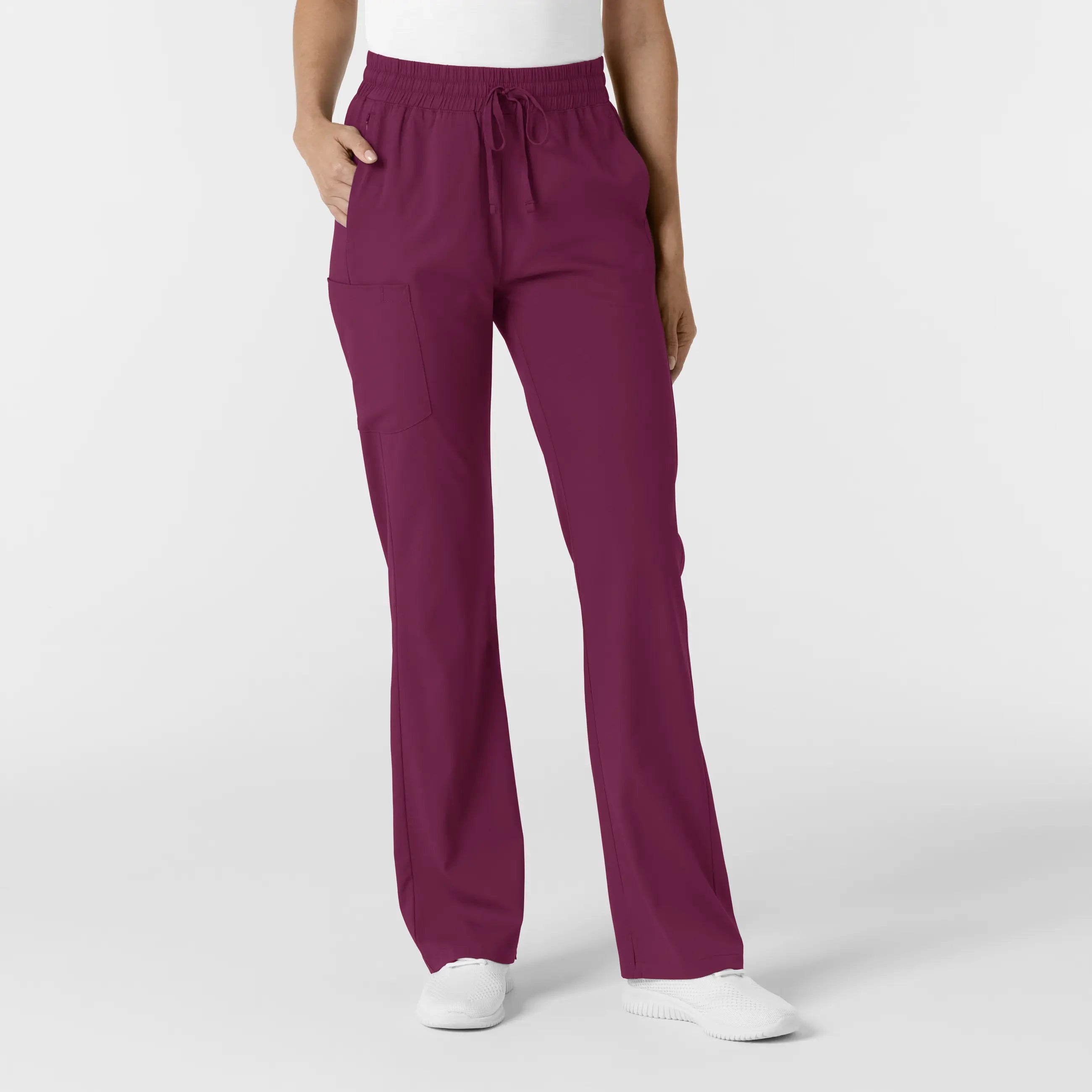 Price Rollback Wink Women's Bootcut Scrub Pant - Wine