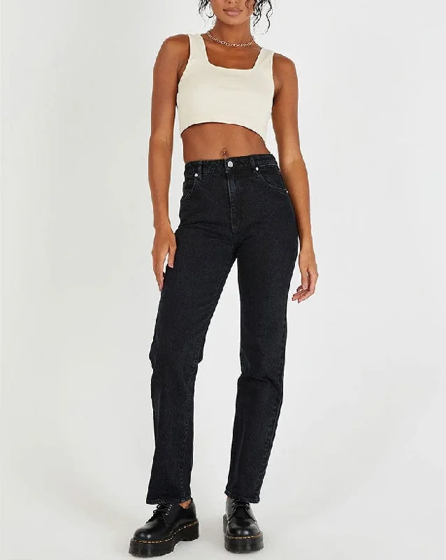 Hurry In A 94 High Straight Chelsea Organic - Organic Black