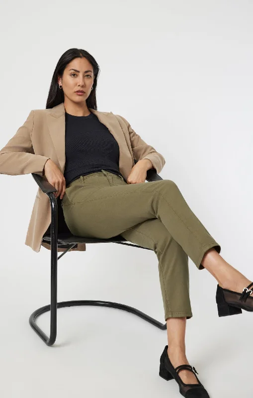 Weekend Savings Bonanza BROOKE SLIM CHINO IN GREEN LUXE TWILL