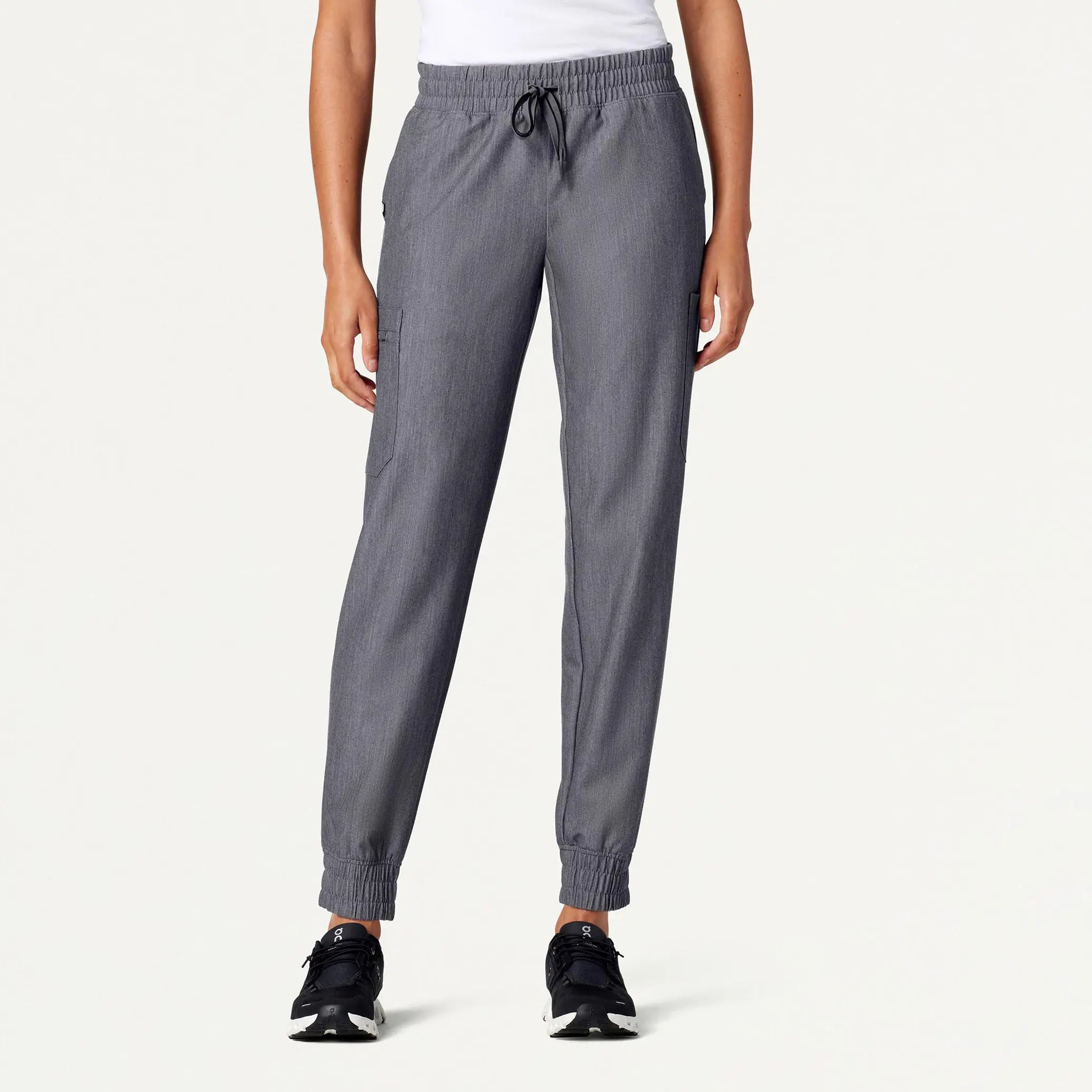 Weekend Deals That Thrill Jaanuu Women's Neo Everyday Cargo Scrub Jogger - Heather Gray