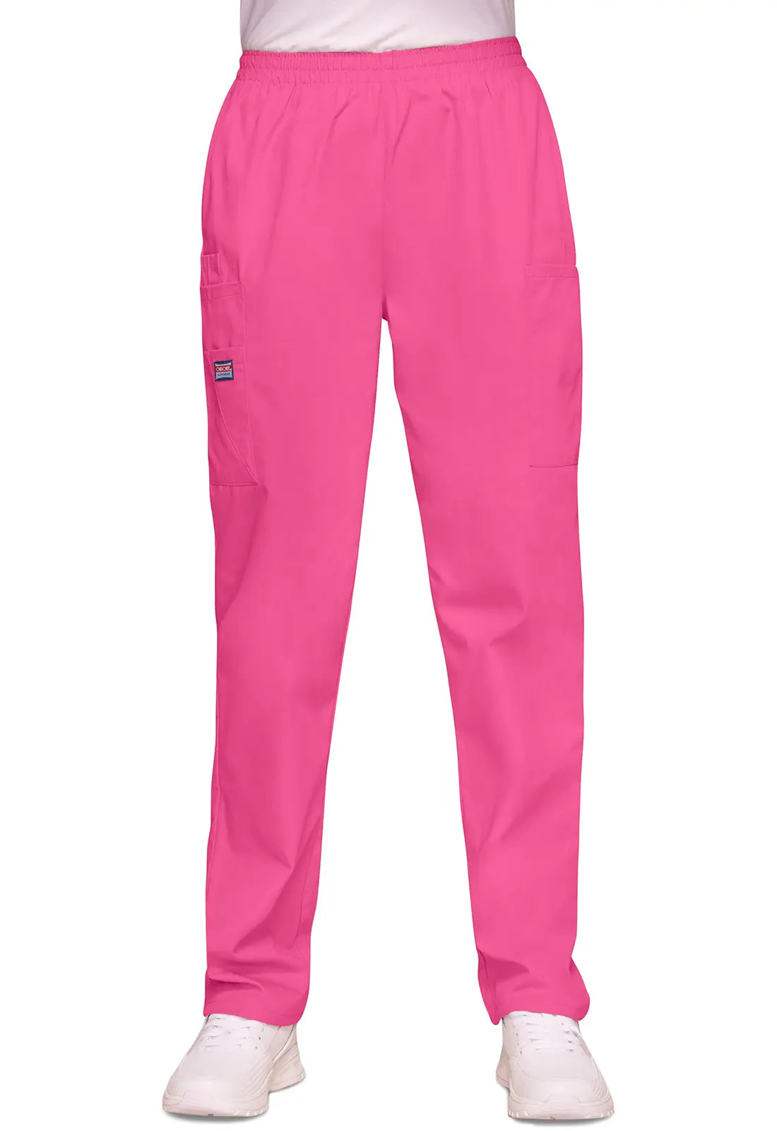 Price Slash Cherokee Women's Pull-on Cargo Pant - Shocking Pink