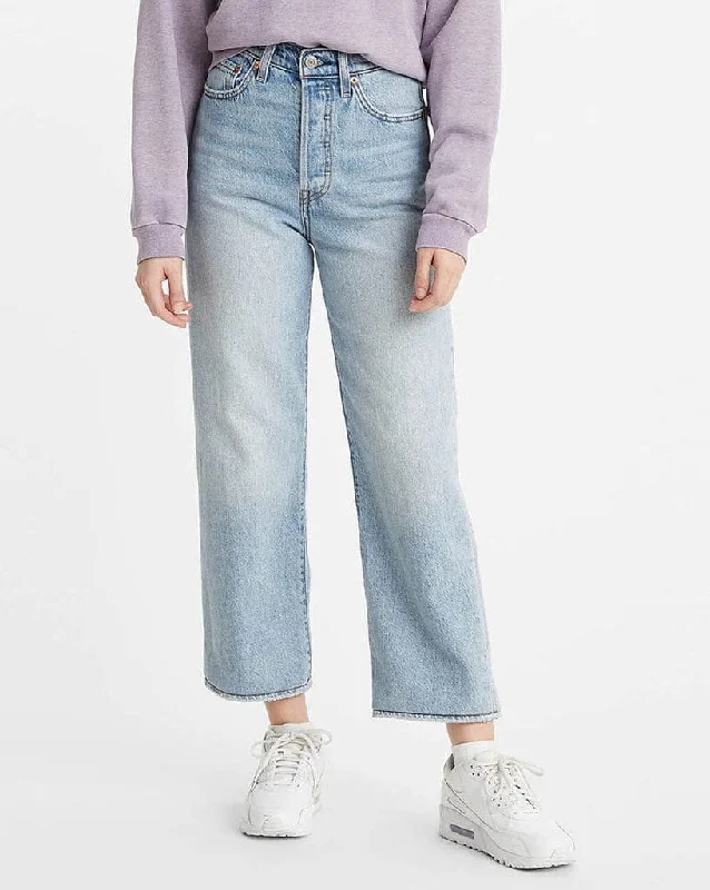 Super Savings Ribcage Straight Ankle Denim Jean - Middle Road
