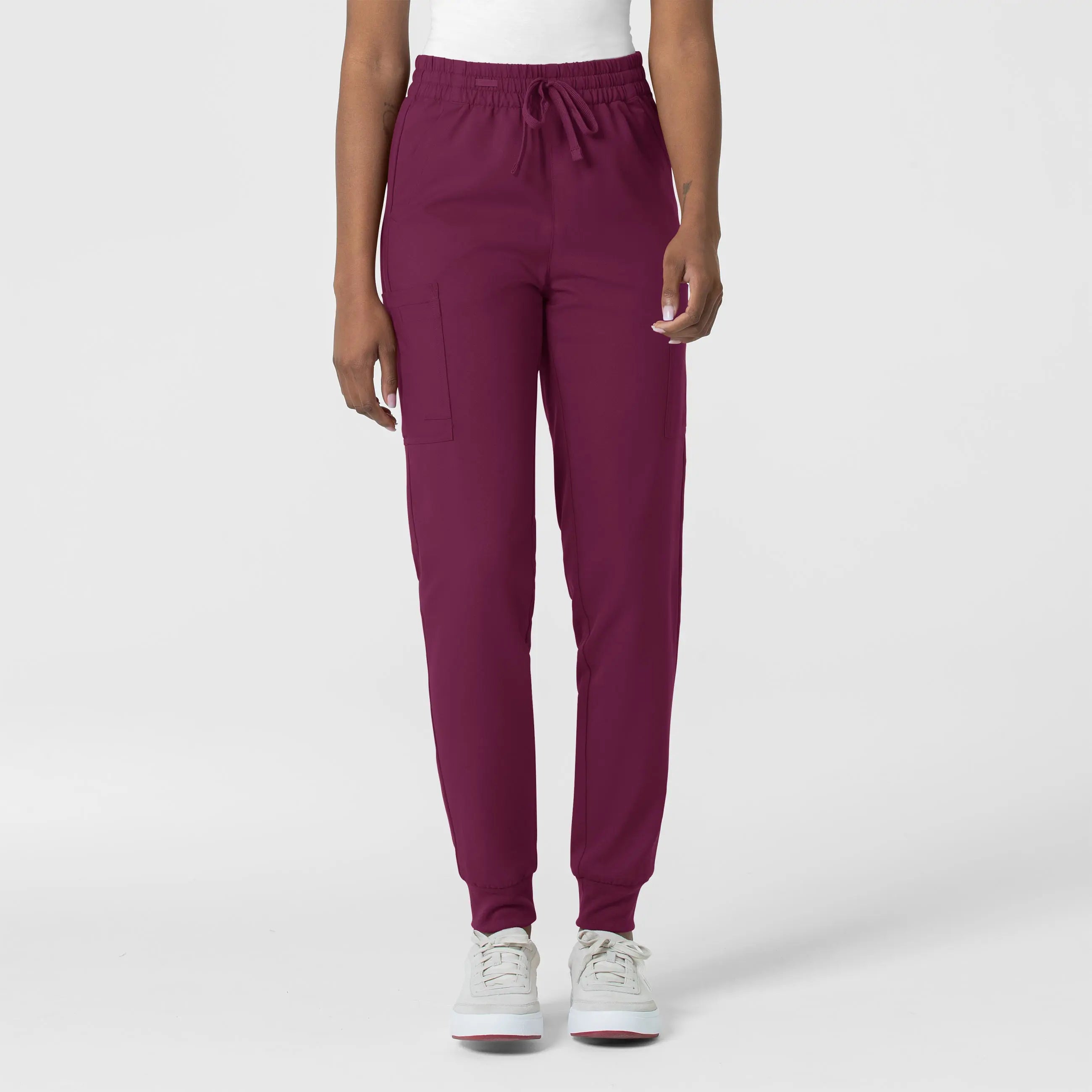 Best Seller Wink Women's Thrive Cargo Jogger Scrub Pant - Wine