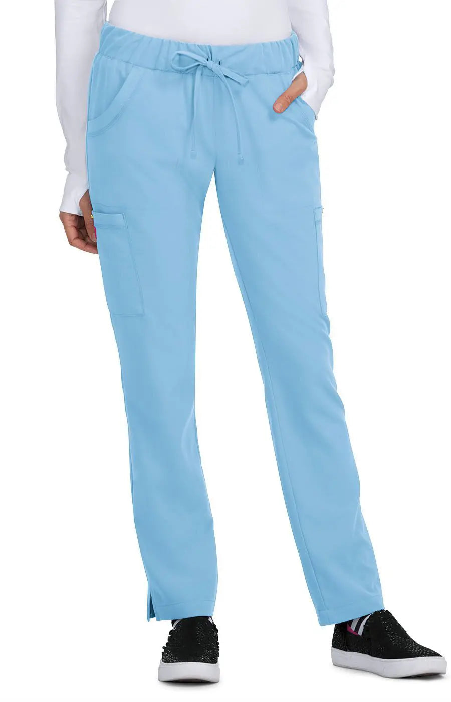 Weekend Deals to Make You Smile Koi Women's Buttercup Pant - Blue Bell