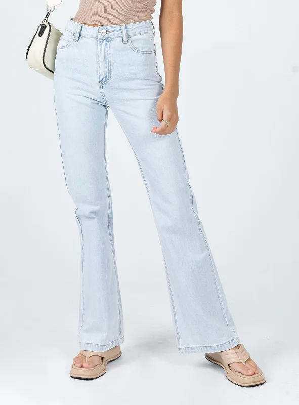 Unmissable Offer Mostar Bootleg Light Wash Denim Jeans