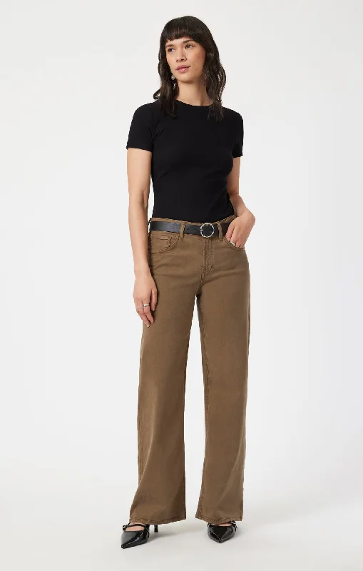 YEAR-End Sale ALENA WIDE LEG IN BRINDLE LUXE TWILL