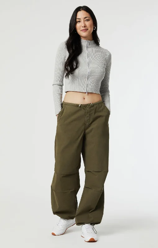 Weekend Discounts to Relish HILL PARACHUTE PANTS IN KHAKI MOVE