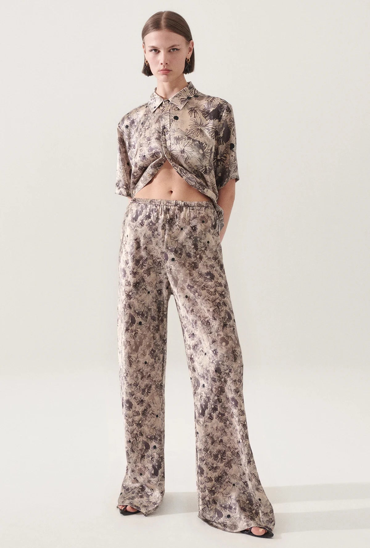 Weekend Savings Fiesta BIAS CUT PANTS ASTER FLORAL