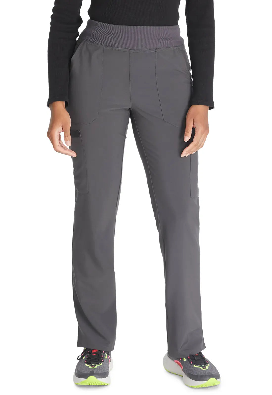 Don't Delay Dickies 7-Pocket Natural Rise Tapered Leg Pull-on Pant - Pewter