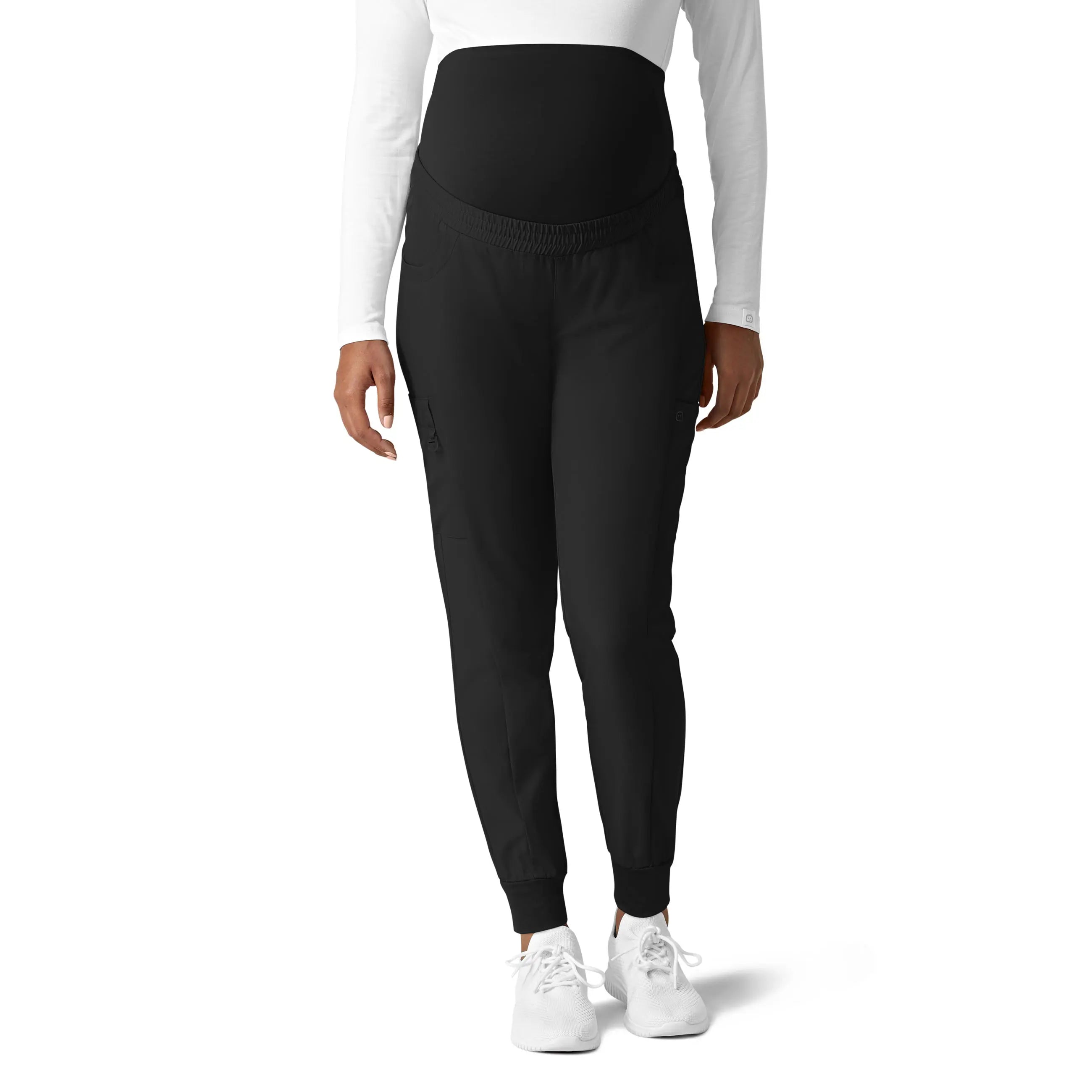 Weekend-Only Price Drops Wink Maternity Jogger Scrub Pant - Black
