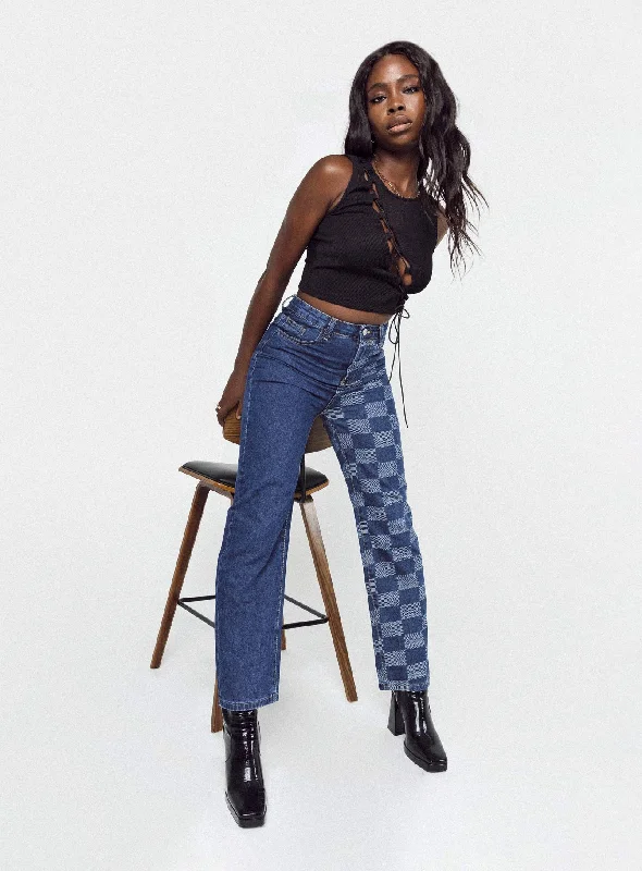 Weekend Discounts to Grab Cher Straight Leg Denim Jeans