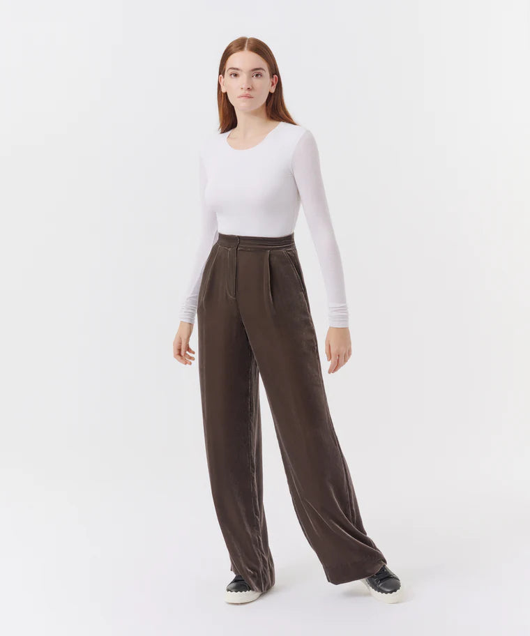 The Best Prices ATM Velvet Wide Leg Pant - FINAL SALE