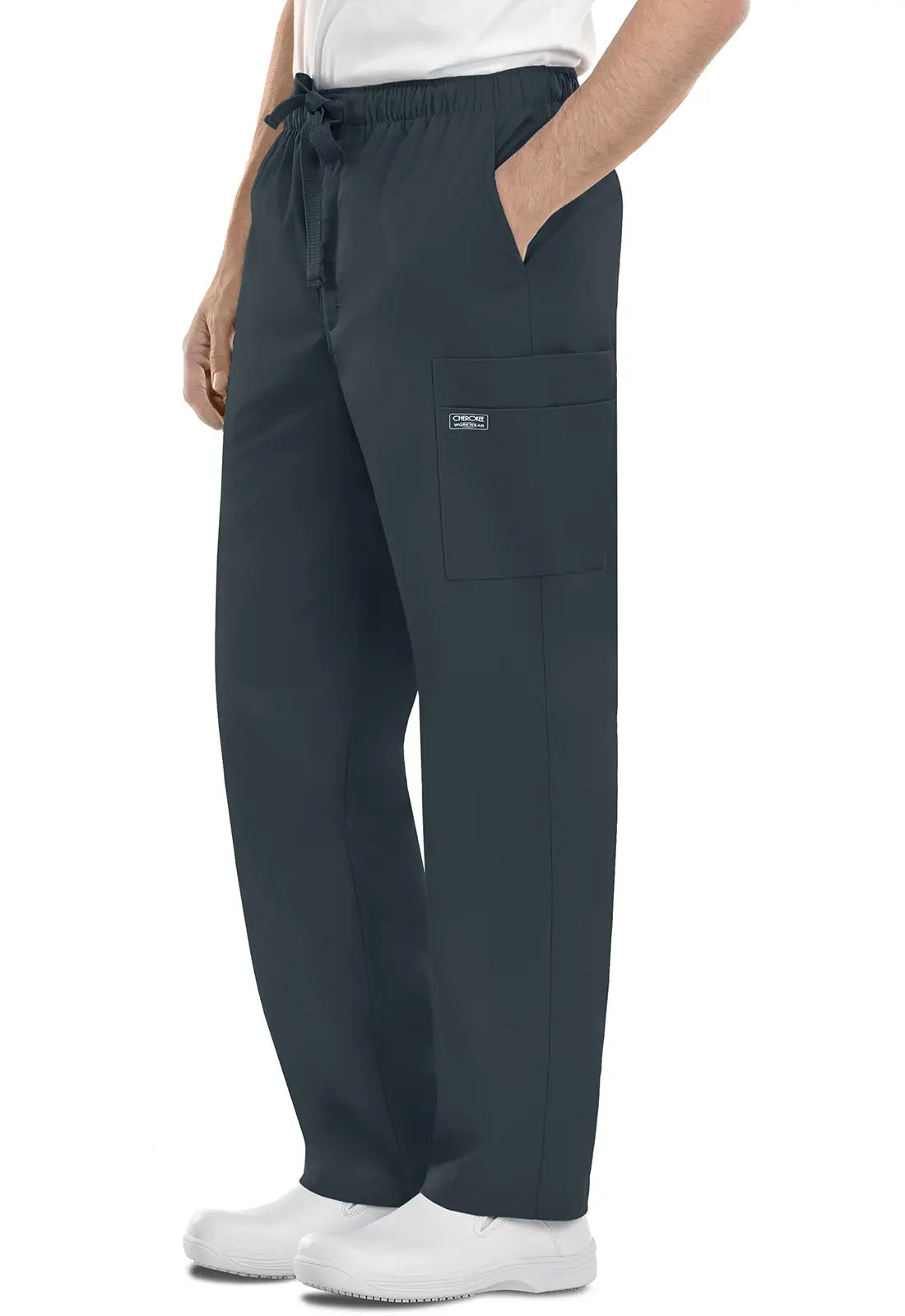 Savings Event Cherokee Men's Fly Front Cargo Pant - Pewter