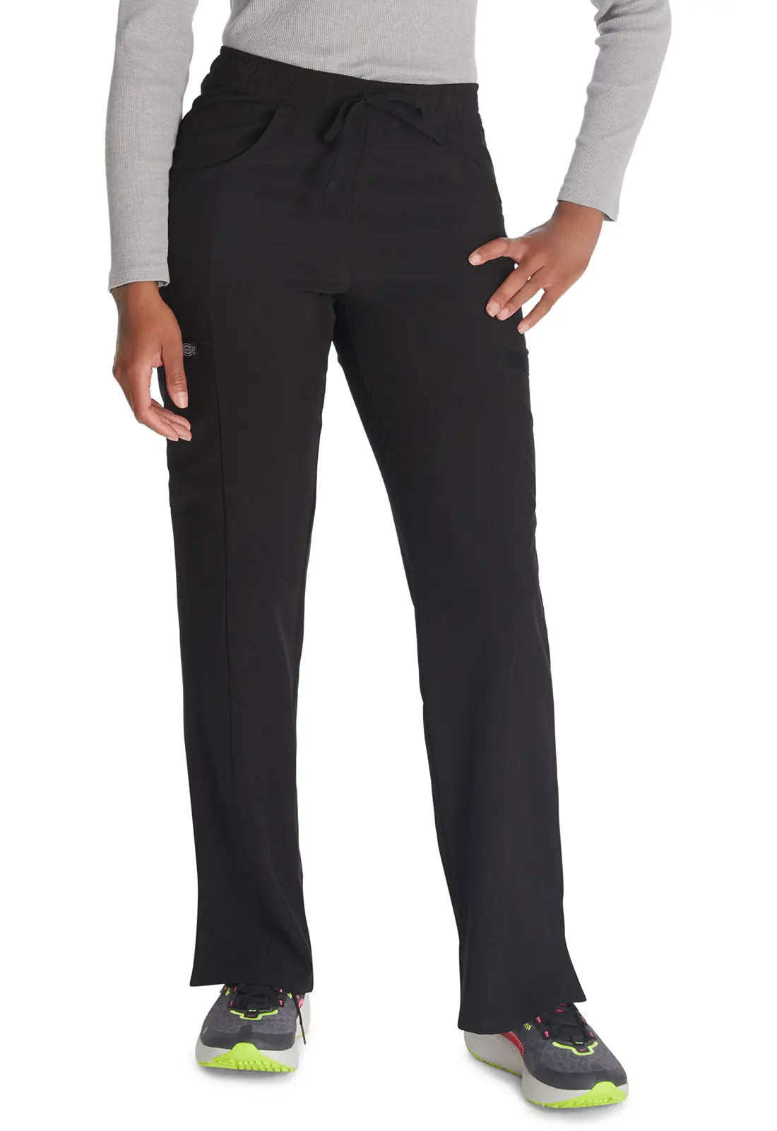 Extra Savings Dickies Mid Rise Straight Leg Drawstring Pant - Black