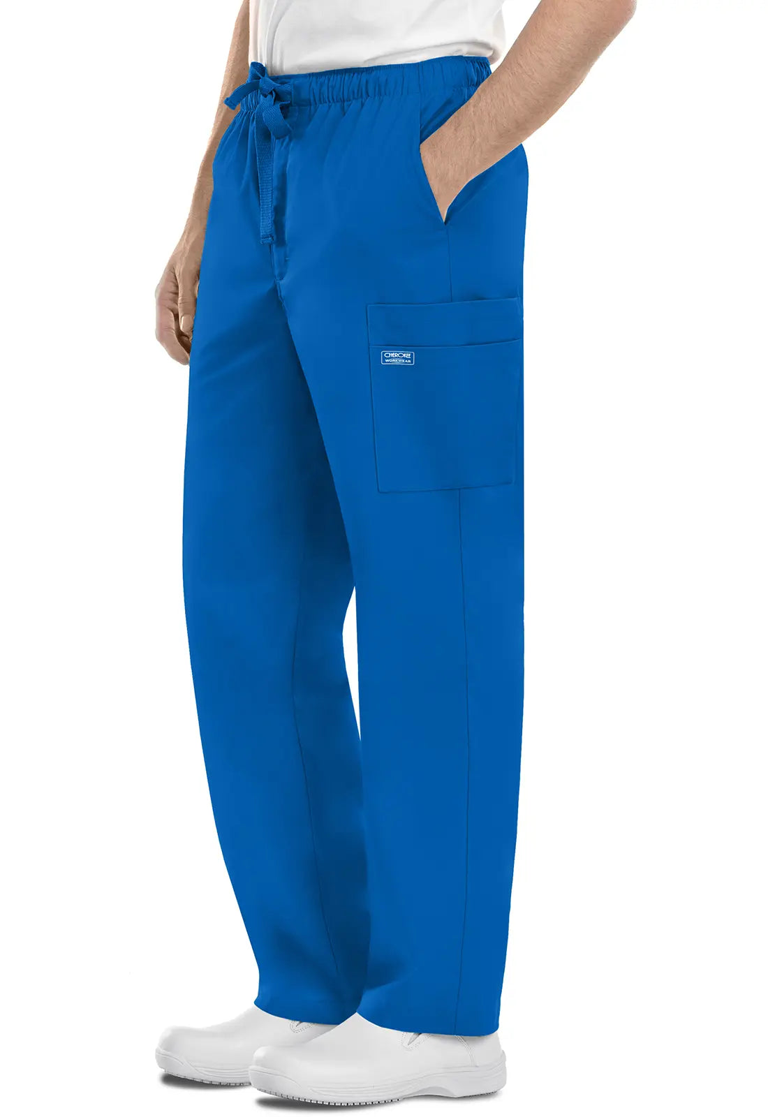 Shop Now Cherokee Men's Fly Front Cargo Pant - Royal Blue