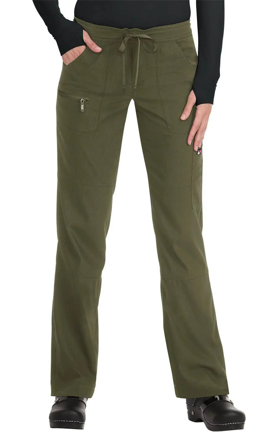 Price Rollback Koi Women's Peace Pant - Olive Green