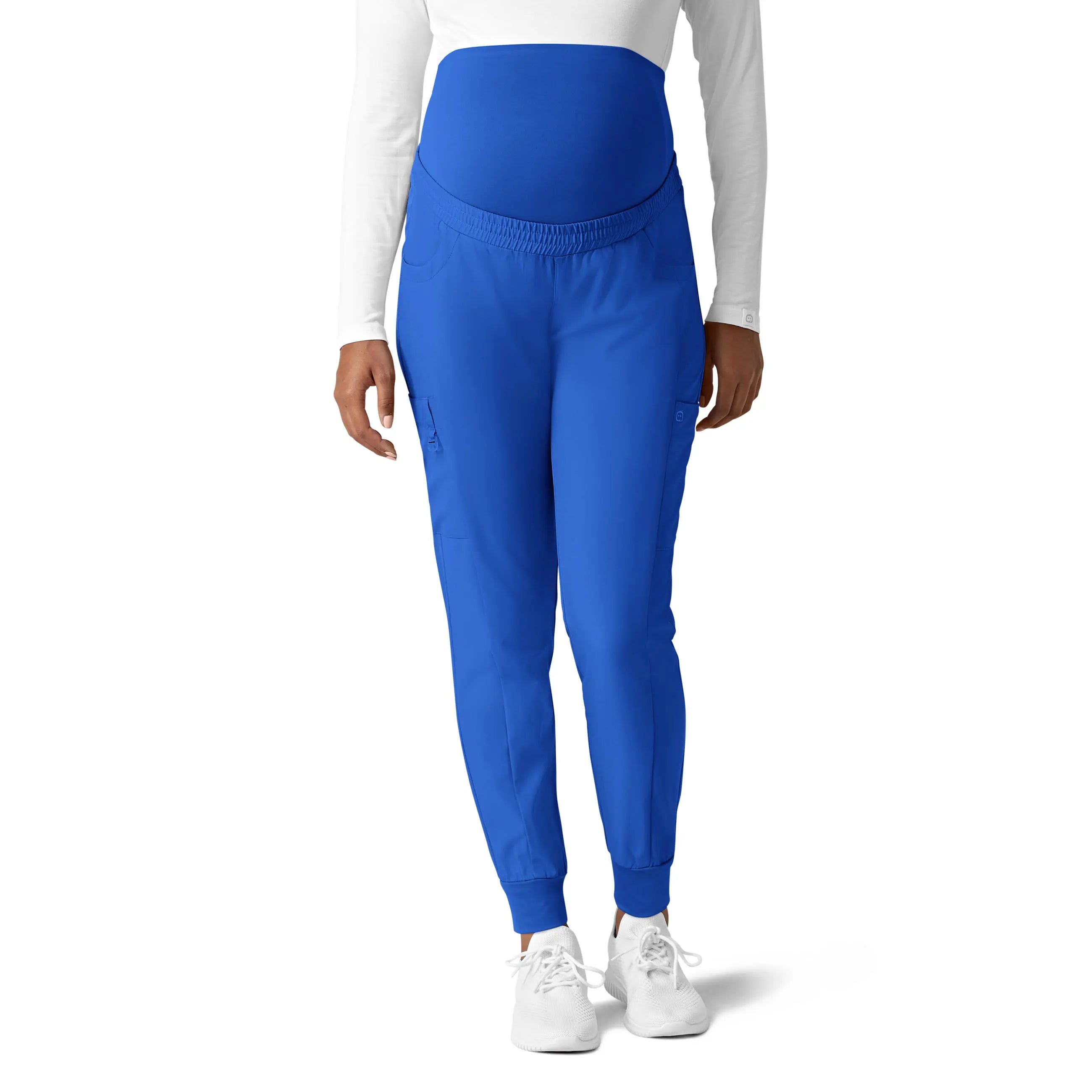 Your Weekend, Your Savings Wink Maternity Jogger Scrub Pant - Royal Blue