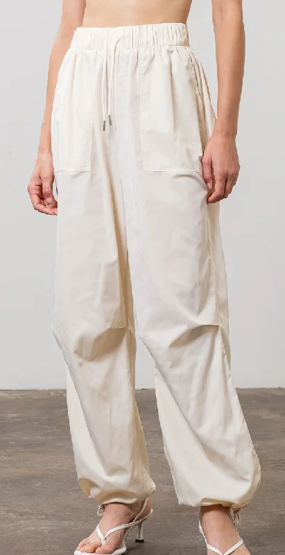 Limited Offer Cargo Drawstring Pants by Moon River