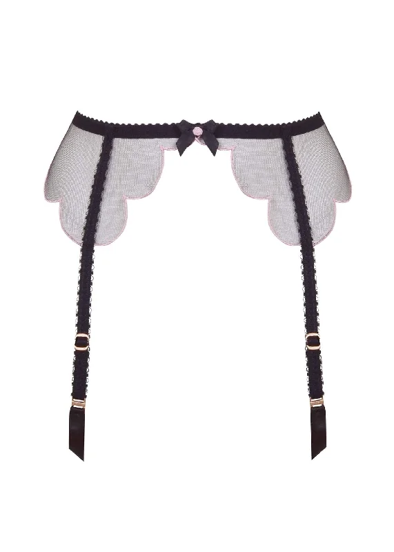 Discount Mania Lorna Suspender (Black/Pink)