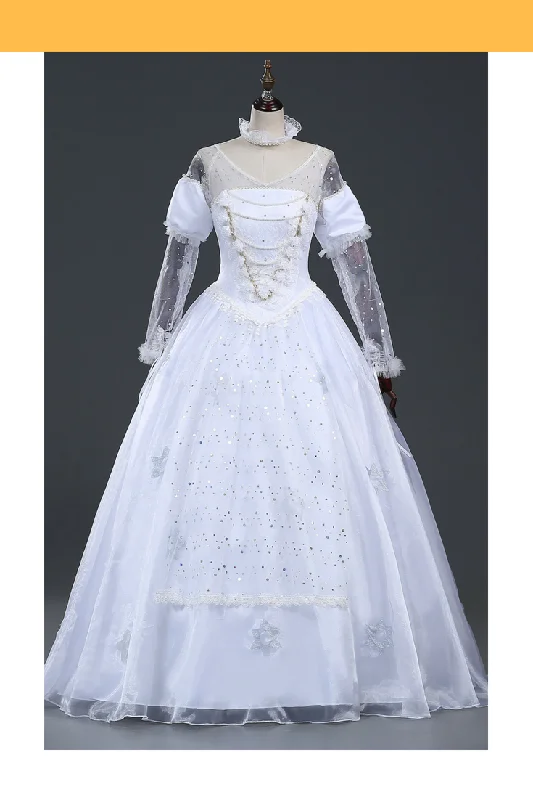 Mega Sale White Queen Alice in the Wonderland Cosplay Costume