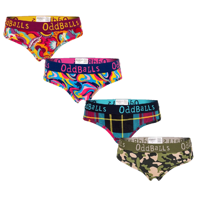 Quick Deals Autumnal Bundle - Ladies Briefs 4 Pack Bundle