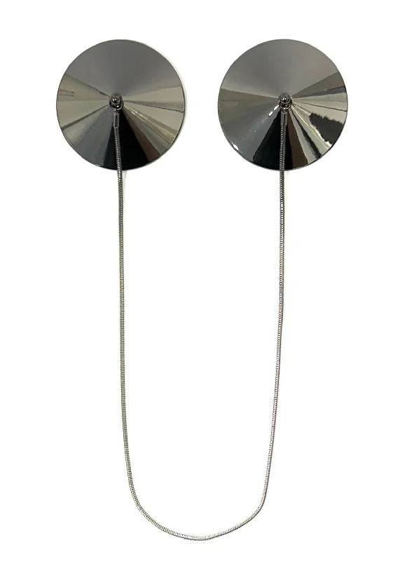 Value Deals Chain Linked Nipple Cover (Pewter Metal)