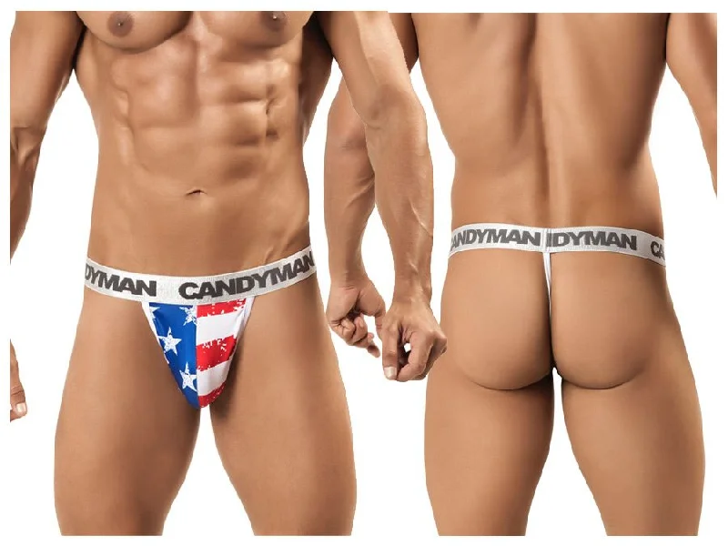 Seasonal Sale CandyMan 99154 Patriotic Thong Multi-colored