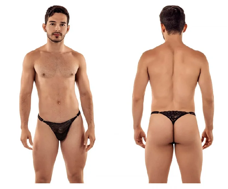 Special Offer CandyMan 99421 Lace G-String Thongs Color Black