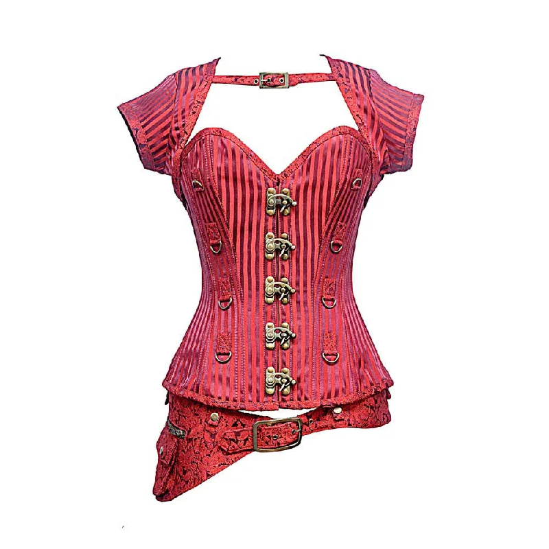 Shop and Save Capri Steampunk Overbust Corset
