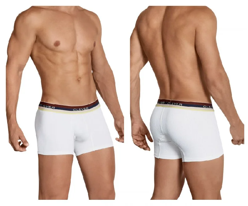 Closeout Deal Clever 2412 Antonio Boxer Briefs Color Beige