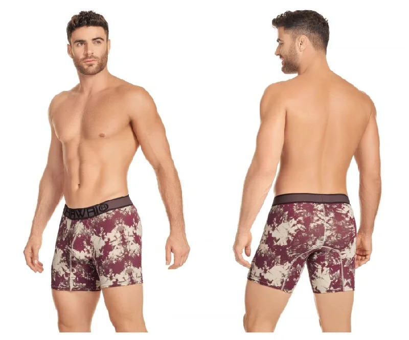 Time-Sensitive HAWAI 41953 Boxer Briefs Color Mahogany