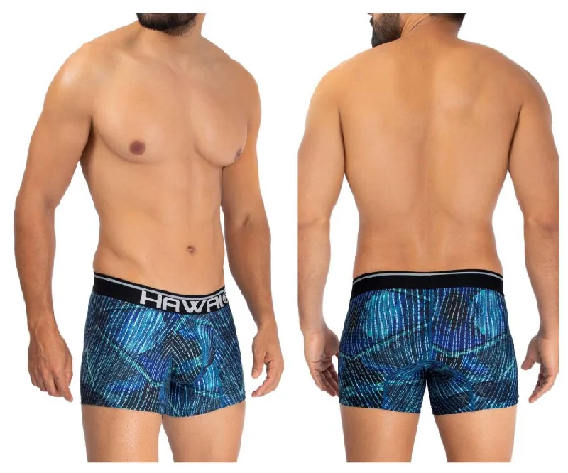 Best Choice HAWAI 42173 Printed Microfiber Trunks Color Royal Blue