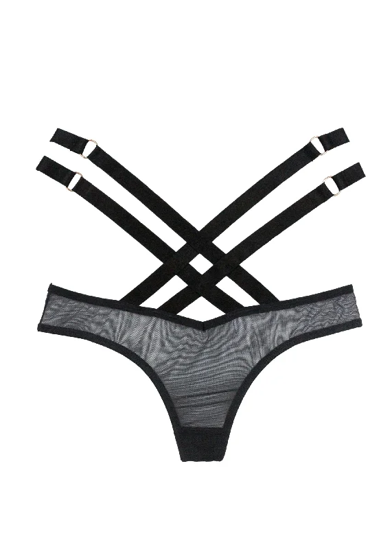 Savings Event Addict (Black) Weave G-String