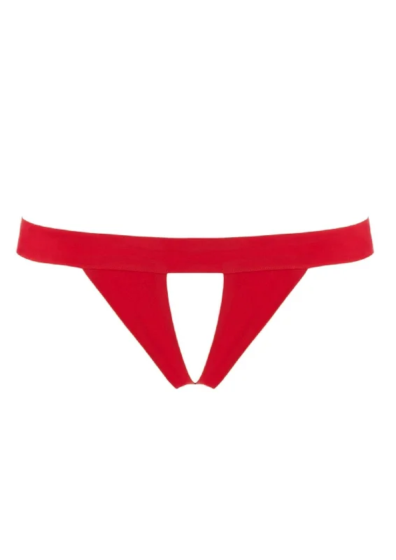 Value Deals Tapage Nocturne (Red) Open Thong