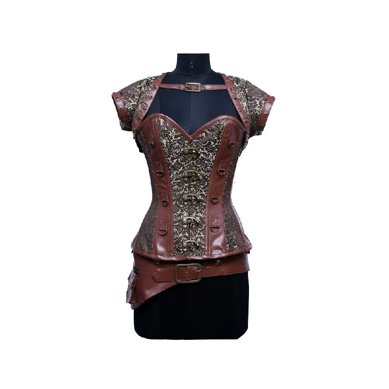 Can't Beat Monica Steampunk Overbust Corset
