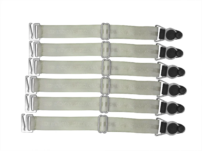 Super Sale Suspender Clips In Ivory