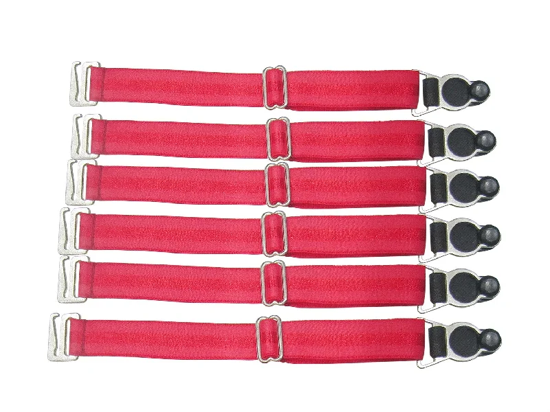 Take Advantage Suspender Clips In Red