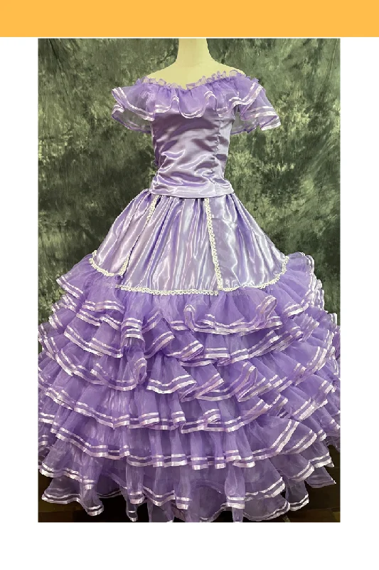 Steal Deal Trail Maid With Purple Organza Cosplay Costume