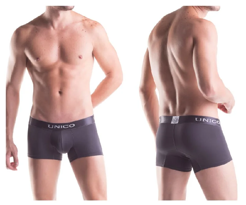 Half Price Unico 1200080396 (1212010010696) Boxer Briefs Asfalto Microfiber Color Gray